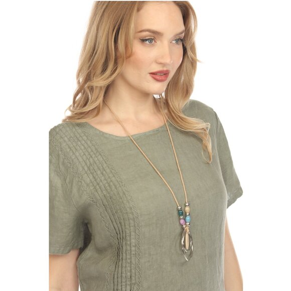 Olive Side treaded design plain top - Picture 6 of 7